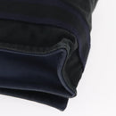 HERMES Fourre Tout Bassas PM Shoulder Bag Canvas Navy Auth 151857-12