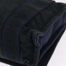 HERMES Fourre Tout Bassas PM Shoulder Bag Canvas Navy Auth 151857-13