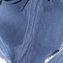 HERMES Fourre Tout Bassas PM Shoulder Bag Canvas Navy Auth 151857-17