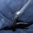 HERMES Fourre Tout Bassas PM Shoulder Bag Canvas Navy Auth 151857-20