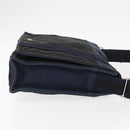 HERMES Fourre Tout Bassas PM Shoulder Bag Canvas Navy Auth 151857-4