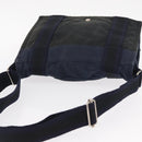 HERMES Fourre Tout Bassas PM Shoulder Bag Canvas Navy Auth 151857-6