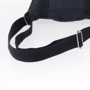 HERMES Fourre Tout Bassas PM Shoulder Bag Canvas Navy Auth 151857-7