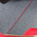 CELINE Trio Shoulder Bag Leather Red Gold Auth 151858-11