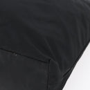 PRADA Tote Bag Nylon Black Silver Auth 151861-15