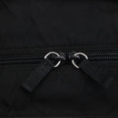 PRADA Tote Bag Nylon Black Silver Auth 151861-10