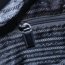PRADA Tote Bag Nylon Black Silver Auth 151861-19