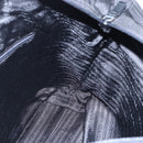 PRADA Tote Bag Nylon Black Silver Auth 151861-20