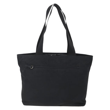 PRADA Tote Bag Nylon Black Silver Auth 151861 - 0