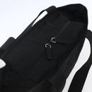 PRADA Tote Bag Nylon Black Silver Auth 151861-6