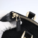 GUCCI GG Canvas Hand Bag Black Gold 141471 Auth 151862-9
