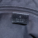 GUCCI GG Canvas Hand Bag Black Gold 141471 Auth 151862-19