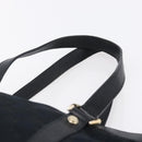 GUCCI GG Canvas Hand Bag Black Gold 141471 Auth 151862-14