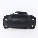 GUCCI GG Canvas Hand Bag Black Gold 141471 Auth 151862-5