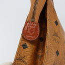 MCM Logogram Vicetos Clutch Bag PVC Leather Brown Gold Auth 151865-8