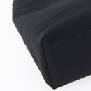 Salvatore Ferragamo Chain Shoulder Bag Canvas Black Silver Auth 151869-14