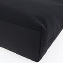 Salvatore Ferragamo Chain Shoulder Bag Canvas Black Silver Auth 151869-15