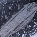 Salvatore Ferragamo Chain Shoulder Bag Canvas Black Silver Auth 151869-10