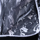 Salvatore Ferragamo Chain Shoulder Bag Canvas Black Silver Auth 151869-20