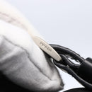 PRADA Tote Bag Nylon Black Silver Auth 151870-10