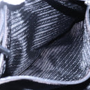 PRADA Tote Bag Nylon Black Silver Auth 151870-23
