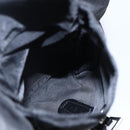 PRADA Tote Bag Nylon Black Silver Auth 151870-25