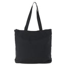PRADA Tote Bag Nylon Black Silver Auth 151870-2
