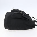 PRADA Tote Bag Nylon Black Silver Auth 151870-4