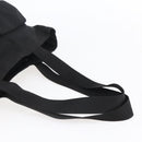 PRADA Tote Bag Nylon Black Silver Auth 151870-7