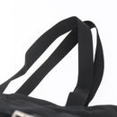 PRADA Tote Bag Nylon Black Silver Auth 151870-8