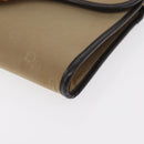 Christian Dior Shoulder Bag Nylon Beige Gold Auth 151871-14