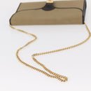 Christian Dior Shoulder Bag Nylon Beige Gold Auth 151871-7