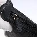 GUCCI GG Canvas Shoulder Bag Black Silver 001 4206 Auth 151872-10