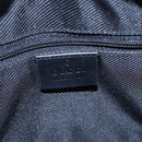 GUCCI GG Canvas Shoulder Bag Black Silver 001 4206 Auth 151872-17