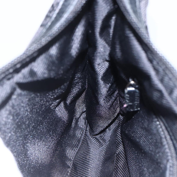 GUCCI GG Canvas Shoulder Bag Black Silver 001 4206 Auth 151872