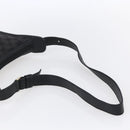 GUCCI GG Canvas Shoulder Bag Black Silver 001 4206 Auth 151872-7