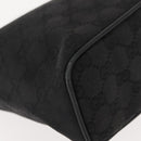 GUCCI GG Canvas Accessory Pouch Black 34080 Auth 151873-9