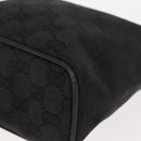 GUCCI GG Canvas Accessory Pouch Black 34080 Auth 151873-16