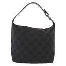 GUCCI GG Canvas Accessory Pouch Black 34080 Auth 151873-2