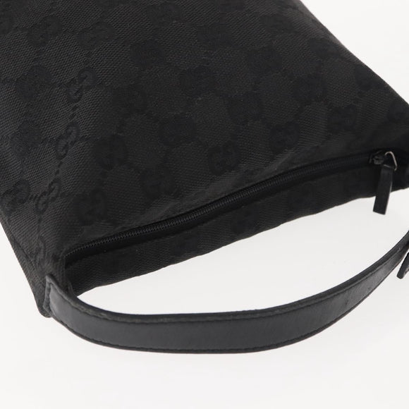 GUCCI GG Canvas Accessory Pouch Black 34080 Auth 151873