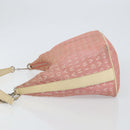 BVLGARI Logo Mania Shoulder Bag Canvas Pink Silver Auth 151875-4