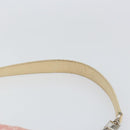 BVLGARI Logo Mania Shoulder Bag Canvas Pink Silver Auth 151875-8