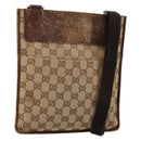 GUCCI GG Canvas Shoulder Bag Beige 27639 Auth 151876-1