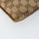 GUCCI GG Canvas Shoulder Bag Beige 27639 Auth 151876-14