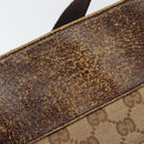 GUCCI GG Canvas Shoulder Bag Beige 27639 Auth 151876-17