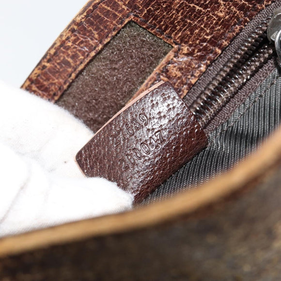 GUCCI GG Canvas Shoulder Bag Beige 27639 Auth 151876