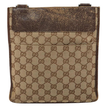 GUCCI GG Canvas Shoulder Bag Beige 27639 Auth 151876 - 0