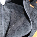 SAINT LAURENT Shoulder Bag Leather Gold Black Auth 151878-20