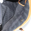 SAINT LAURENT Shoulder Bag Leather Gold Black Auth 151878-21