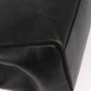 Salvatore Ferragamo Tote Bag Leather Black Gold Auth 151882-9